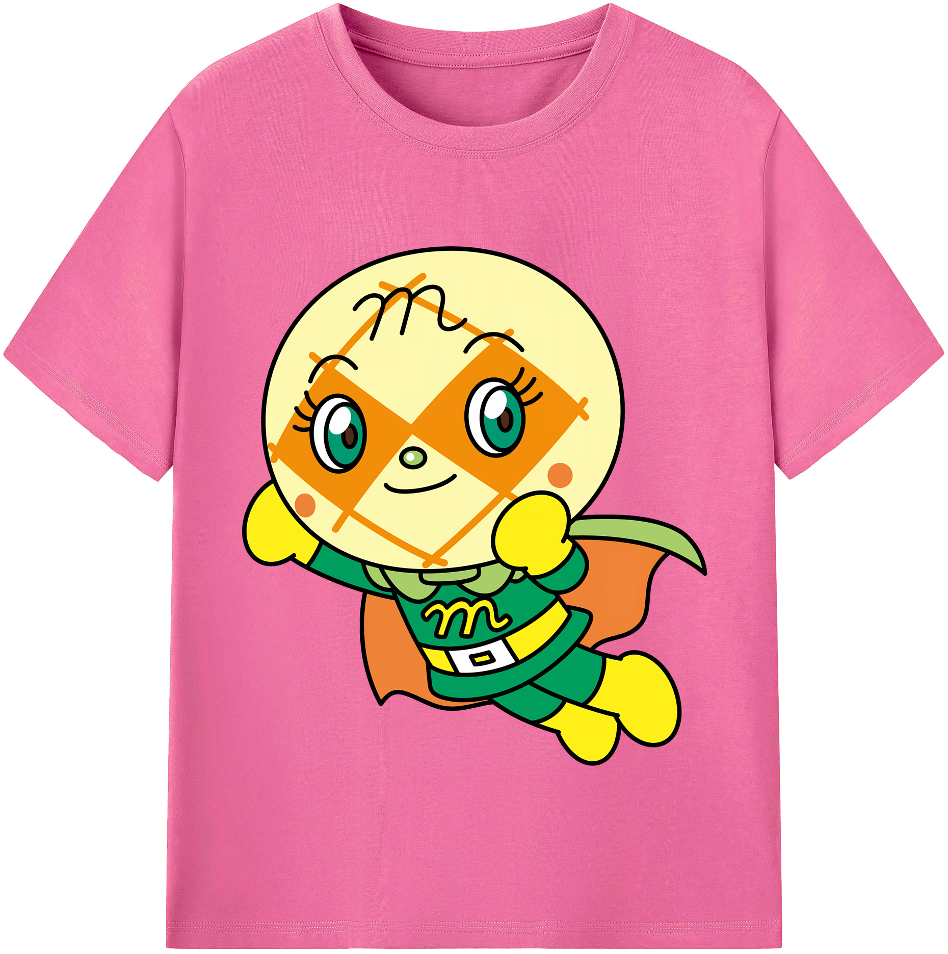 （画像用） アンパンマン Anpanman レディースカジュアルプリントTシャツ（綿100％）